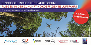 Flyer: 5. Norddeutsches Luftfahrtforum 2020