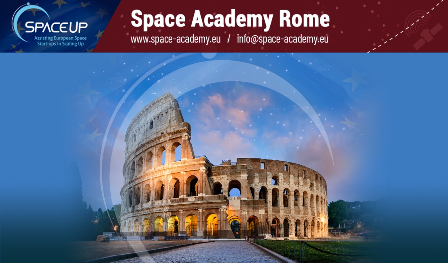 Flyer zur Space Academy Rome