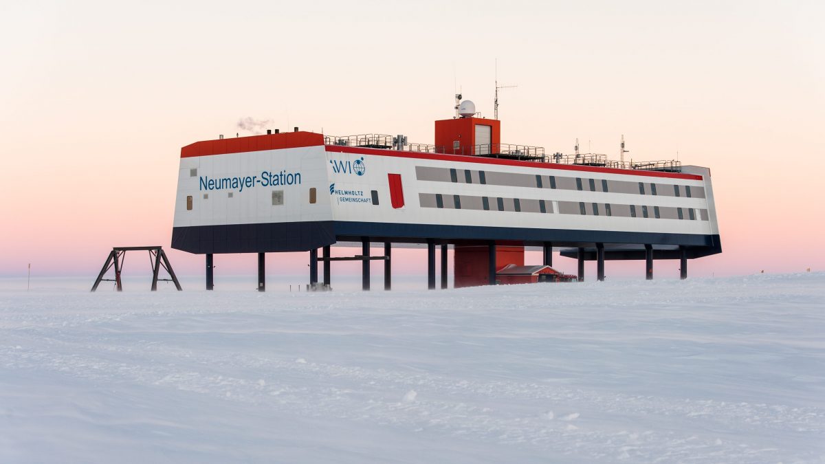 Neumayer Station in der Antarktis