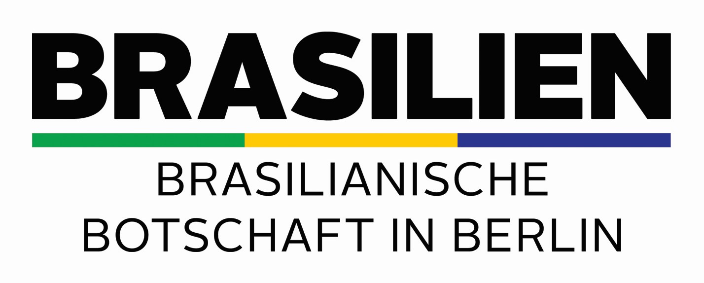 Logo der Brasilianischen Botschaft in Berlin.