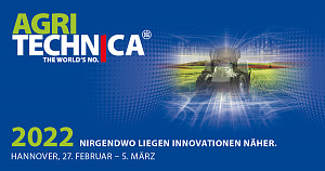 Agritechnica 2022; Nirgendwo liegen Innovationen näher. Hannover, 27.Februar bis 5. März