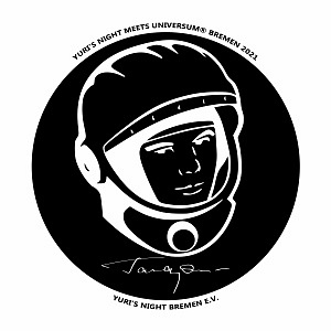 PostIt: Yuri's Nigh Meets Universum Bremen 2021; A Face in a helmet