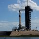 eine Rakete kurz vor dem Start