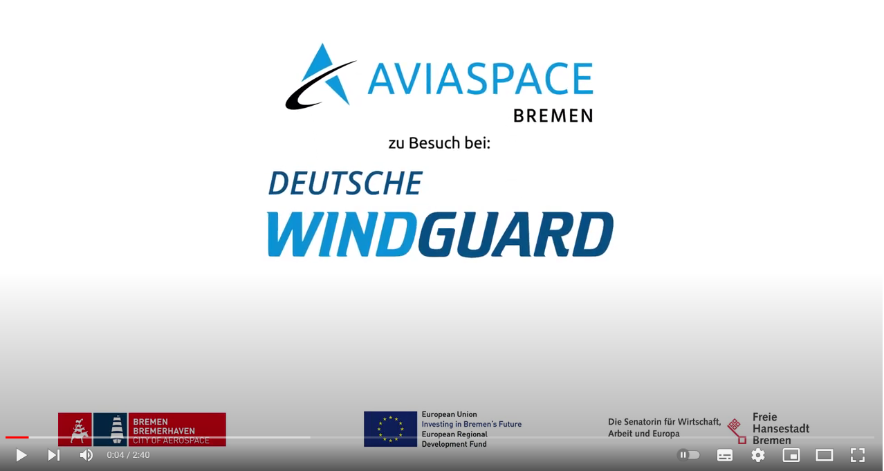 Thumbnail zum Video Aviaspace Bremen zu Besuch bei Deutsche Windguard