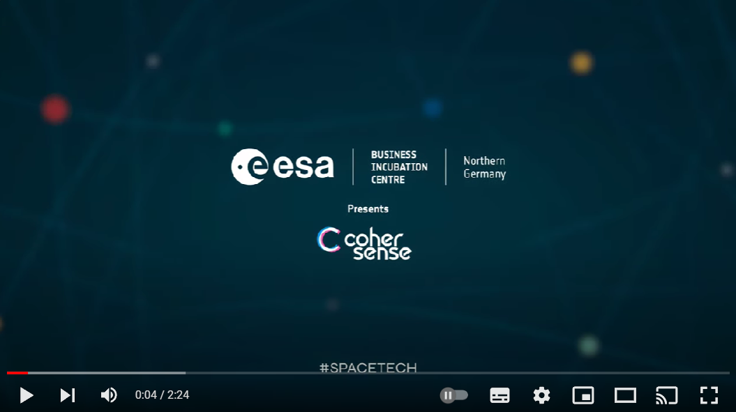 Thumbnail zum YouTube-Video COHER SENSE | ESA BIC Northern Germany