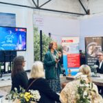 Frau Staatsrätin Maike Frese, Staatsrätin für Wirtschaft bei der Senatorin für Wirtschaft, Häfen und Transformation, begrüßt 20-jähriges Jubiläum des AVIASPACE BREMEN e.V.