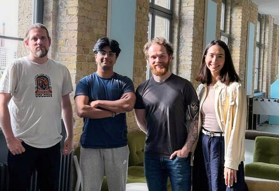 The founding team of DecenSpace ltr. Andreas Neumann, Aarsho Chatterjee, Tristan Hundley, Galiya Bektimirova © 2025