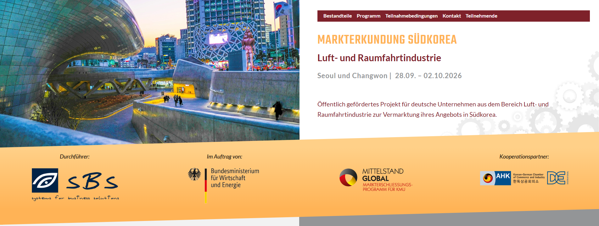 Markterkundung Südkorea Luft- und Raumfahrtindustrie
