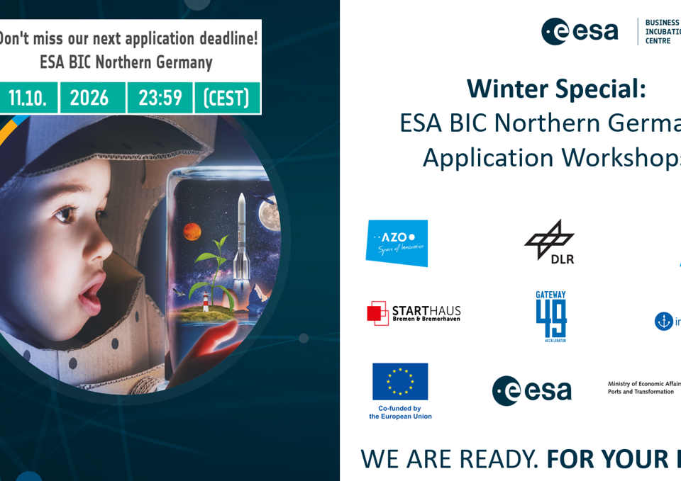 Winter Special: ESA BIC Northern Germany Application – Deadline October 11, 2026
